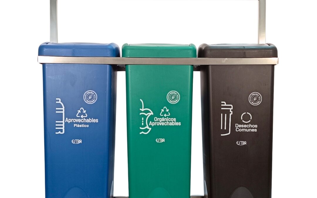 Tachos de reciclaje para edificios corporativos