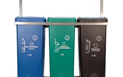 Tachos de reciclaje para edificios corporativos