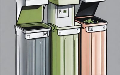 Cubos de basura con integración de recogida selectiva