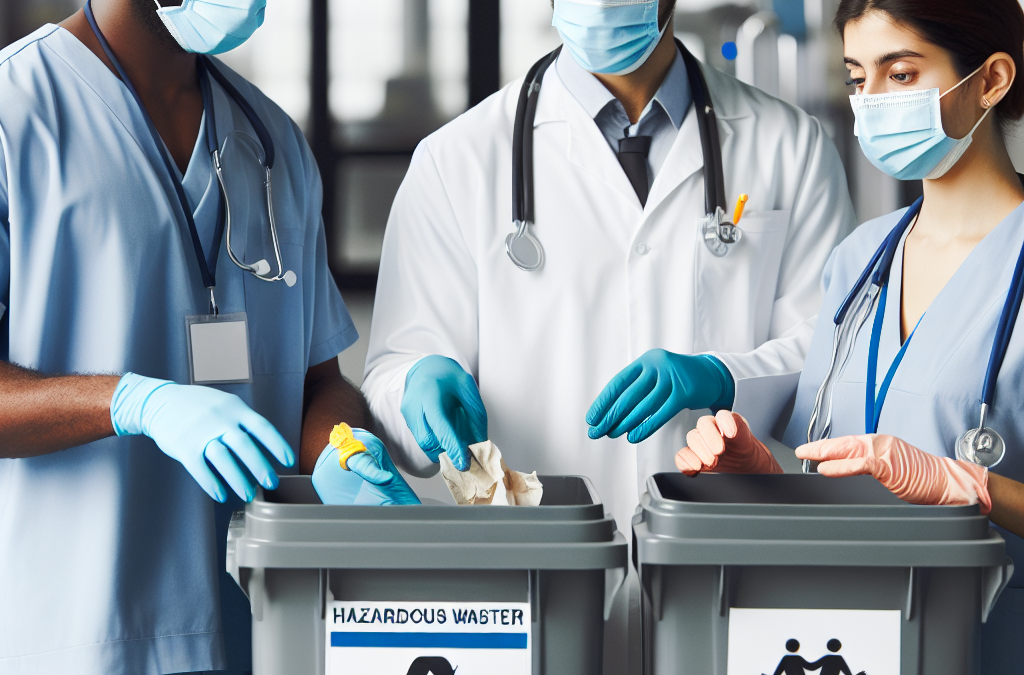 Manejo de residuos peligrosos en instalaciones médicas