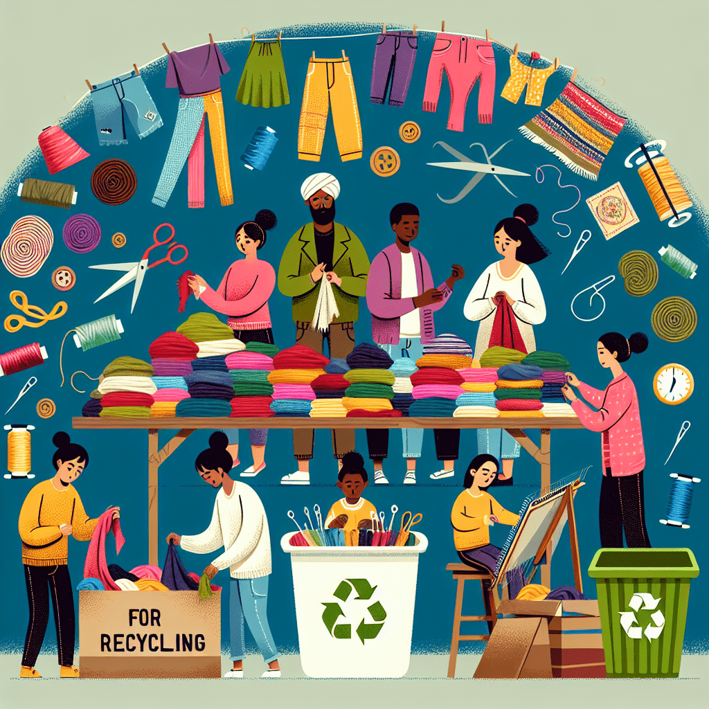 Reciclar Ropa Draw Reciclaje de textiles y ropa