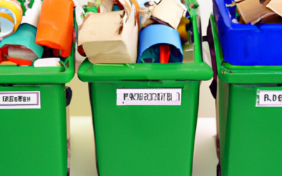 Basureros para reciclaje en oficinas