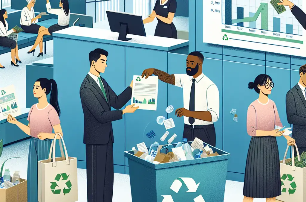 Programas de reciclaje en instituciones bancarias