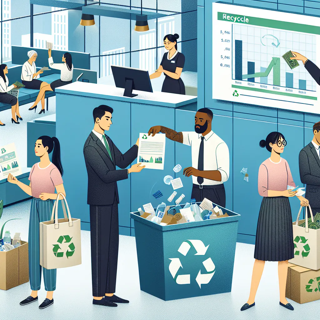 Programas de reciclaje en instituciones bancarias