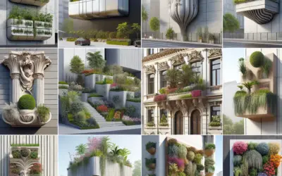 Diseños de jardineras para proyectos arquitectónicos