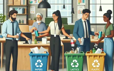 Fomento del reciclaje en ambientes laborales