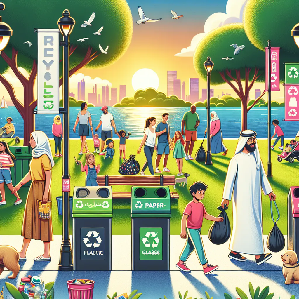 Promoción del reciclaje en áreas recreativas