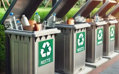 Eficiencia en la gestión de residuos con tachos metálicos