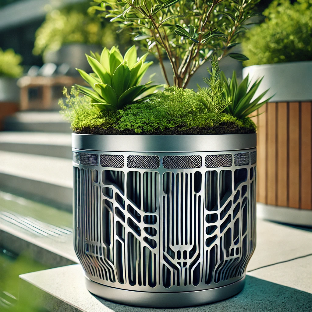 Innovaciones en sistemas de drenaje en jardineras metálicas