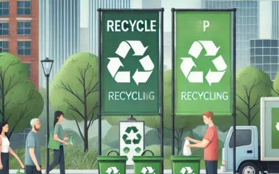 Campañas educativas sobre reciclaje en áreas urbanas