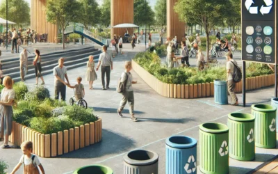 Diseños que promueven la responsabilidad ambiental en espacios públicos